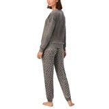 노티카 여성 실키 플리스 파자마 세트 - 그레이