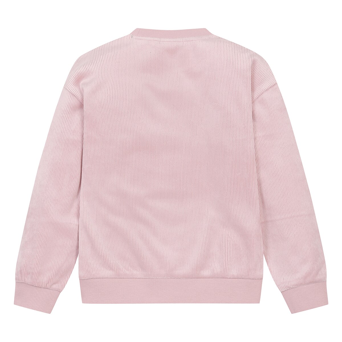 베네통 키즈 긴소매 벨루아 크루 - 핑크, 130 베네통 키즈 긴소매 벨루아 크루 - 핑크, 130