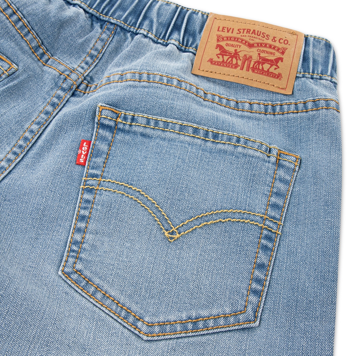 리바이스 키즈 청바지 - 라이트인디고