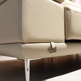 사트바 프라임 통가죽 슬라이딩 소파 4인