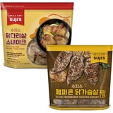 수지스페퍼콘닭가슴살1.8kg + 닭다리살스테이크1,050g 수지스페퍼콘닭가슴살1.8kg + 닭다리살스테이크1,050g