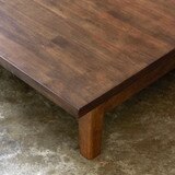 리비니아 평상형 원목 침대 프레임 퀸(Q) 2colors