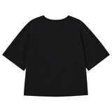 코데즈컴바인 여성 핫픽스 로고 티셔츠 - 블랙
