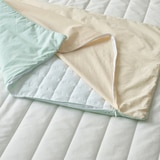 April At Home 80수 고밀도면 양면베개커버 2P 50 x 70cm - 민트+베이지