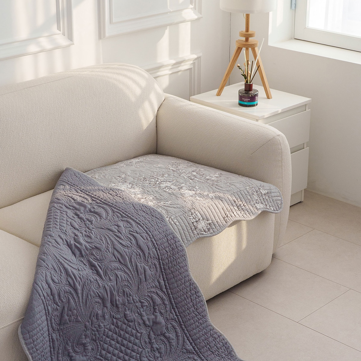 플로티나 뜨왈 순면 소파패드 70x180cm