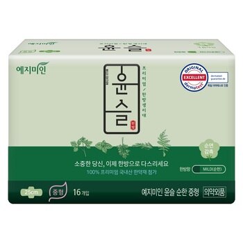예지미인 윤슬 순한 중형 16개x 8팩 예지미인 윤슬 순한 중형 16개x 8팩
