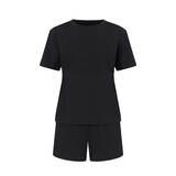 네파 여성 우븐 스판 반바지 - 블랙, S