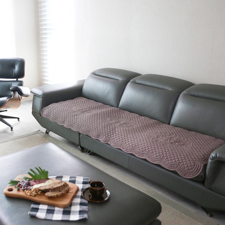 플로티나 순면 퀼팅 소파패드2P 65x180cm - 코코아 플로티나 순면 퀼팅 소파패드2P 65x180cm - 코코아