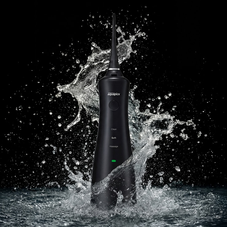 아쿠아픽 트윈팩 구강세정기 AQ-230 (화이트/블랙)