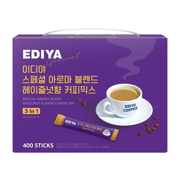 이디야 스페셜 아로마블렌드 헤이즐넛향 400ct x 60