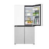 LG 오브제 노크온 냉장고 870L,메탈크림화이트&그레이