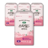 디펜드 스타일 라이너 바이올렛향 28개 x 4팩 - 롱