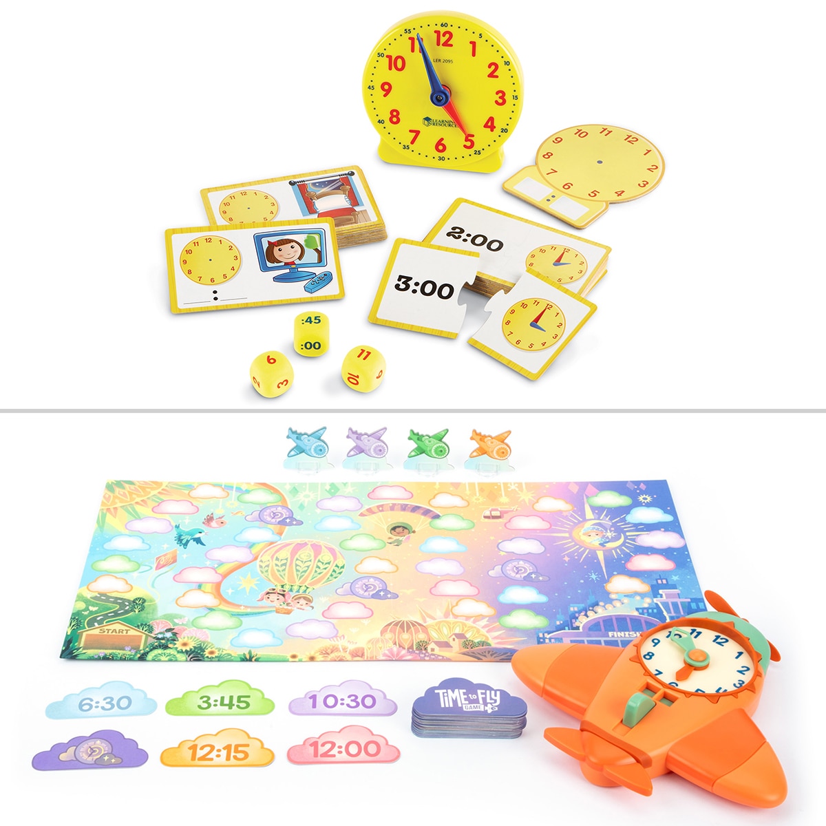 러닝리소스 시간학습 활동 & 타임 투 플라이 세트