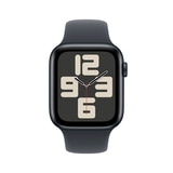 Apple 워치 SE GPS 44mm 미드나잇 알루미늄 스포츠 밴드 - S/M