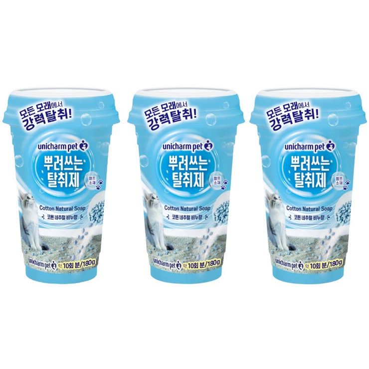 유니참 뿌려쓰는 탈취제 180g x 3 유니참 뿌려쓰는 탈취제 180g x 3