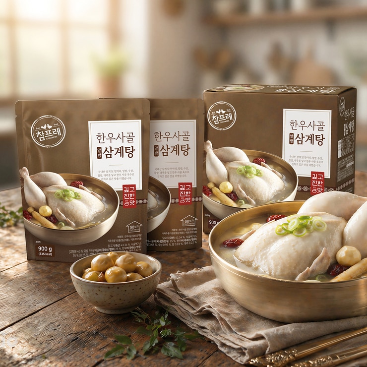 참프레 한우사골 삼계탕 900g x 2 참프레 한우사골 삼계탕 900g x 2
