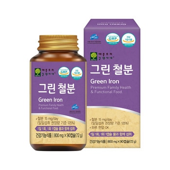 애플트리그린철분800mg x 90캡슐