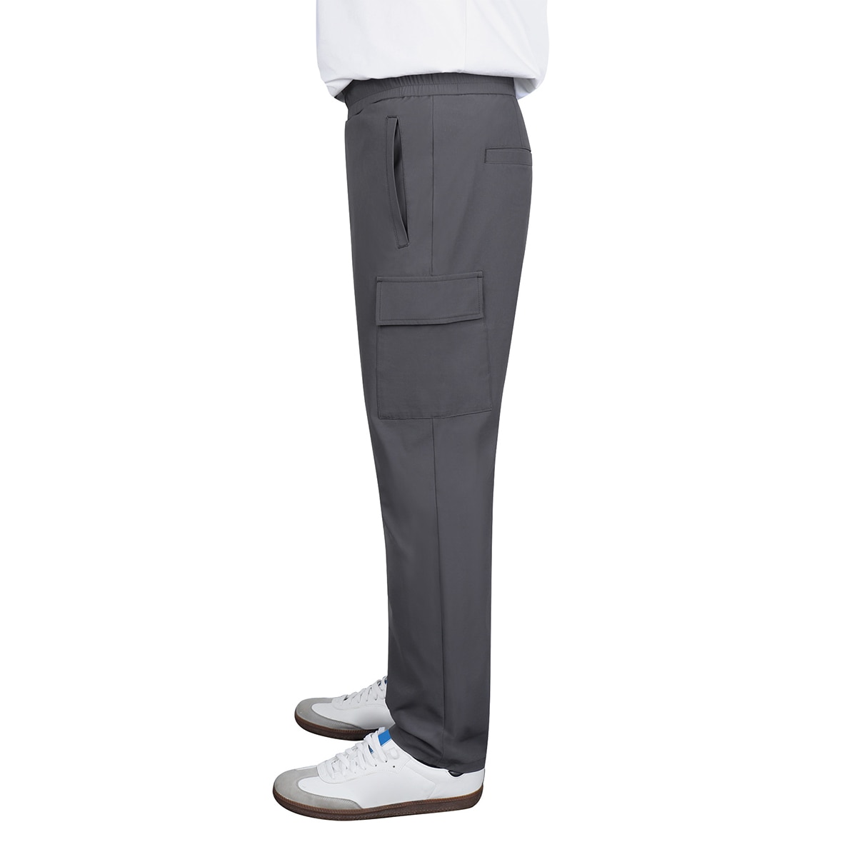 케네스콜 남성 나일론 스판 바지 - 차콜, 34