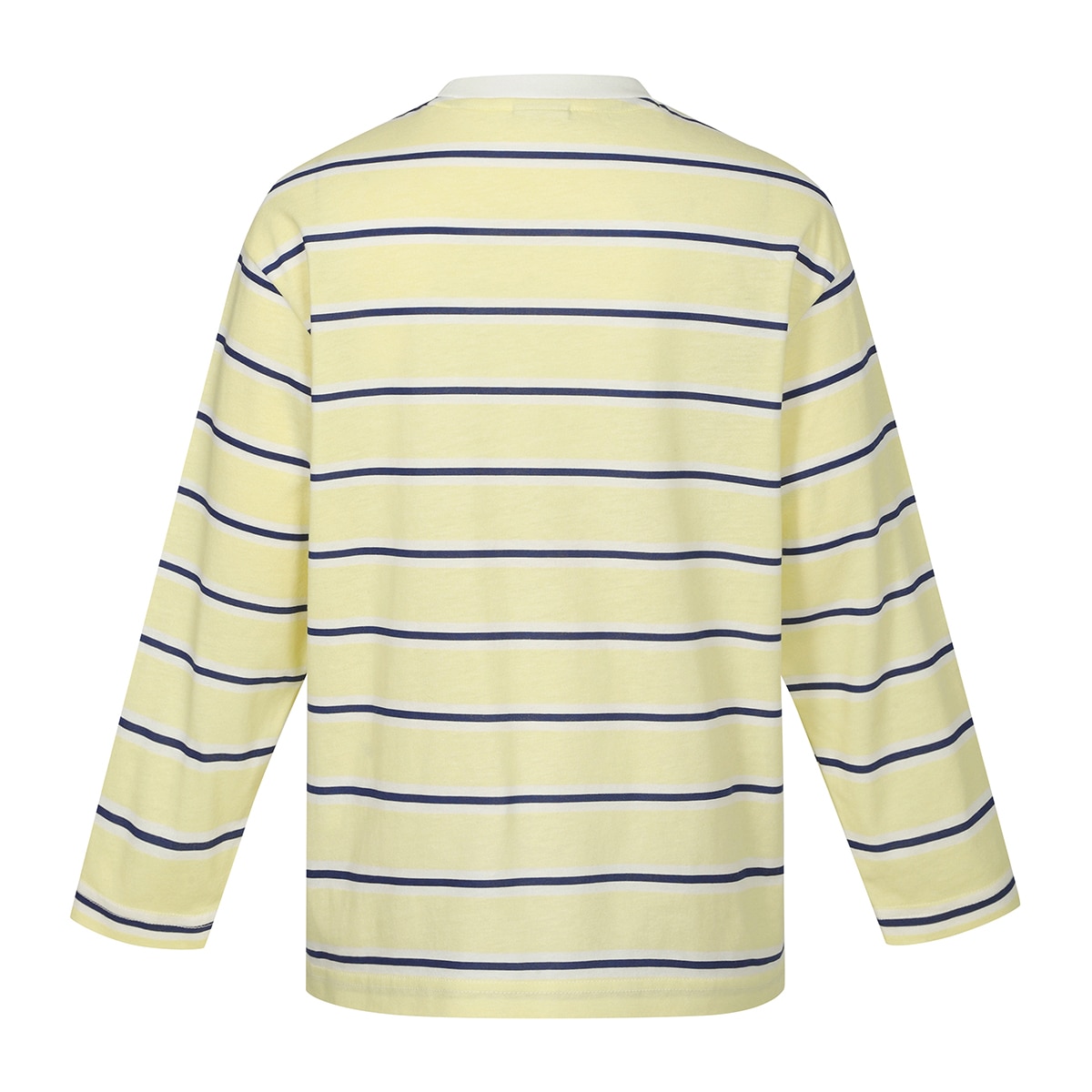 휠라 키즈 스트라이프 티셔츠 - 옐로우, 165