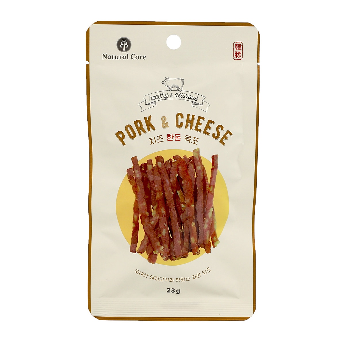 네츄럴코어 애견 치즈 컷트 간식 23g x 10 - 포크