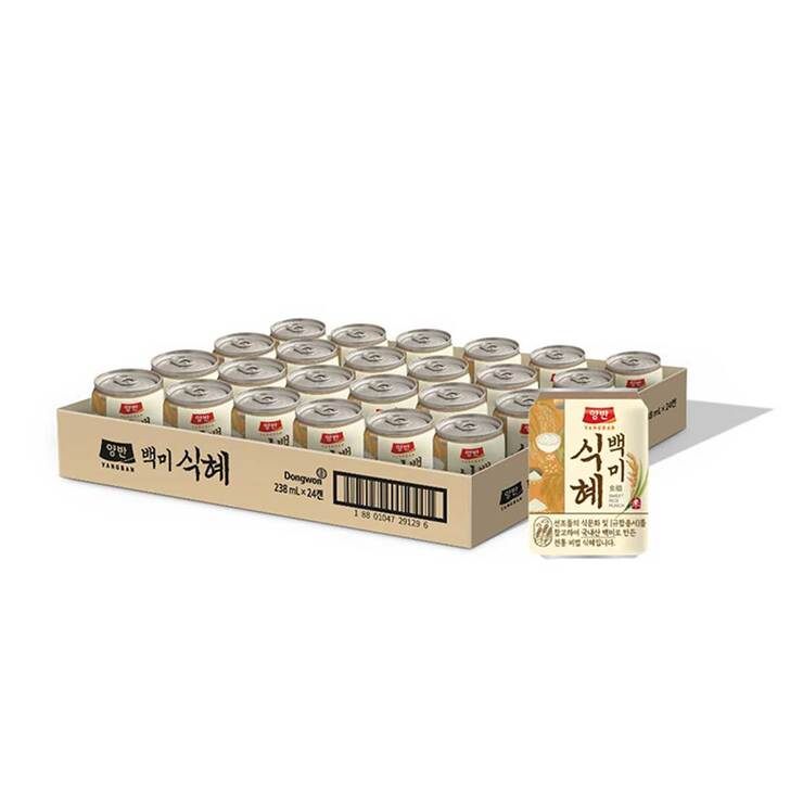 양반 백미 식혜 238ml x 24캔 양반 백미 식혜 238ml x 24캔
