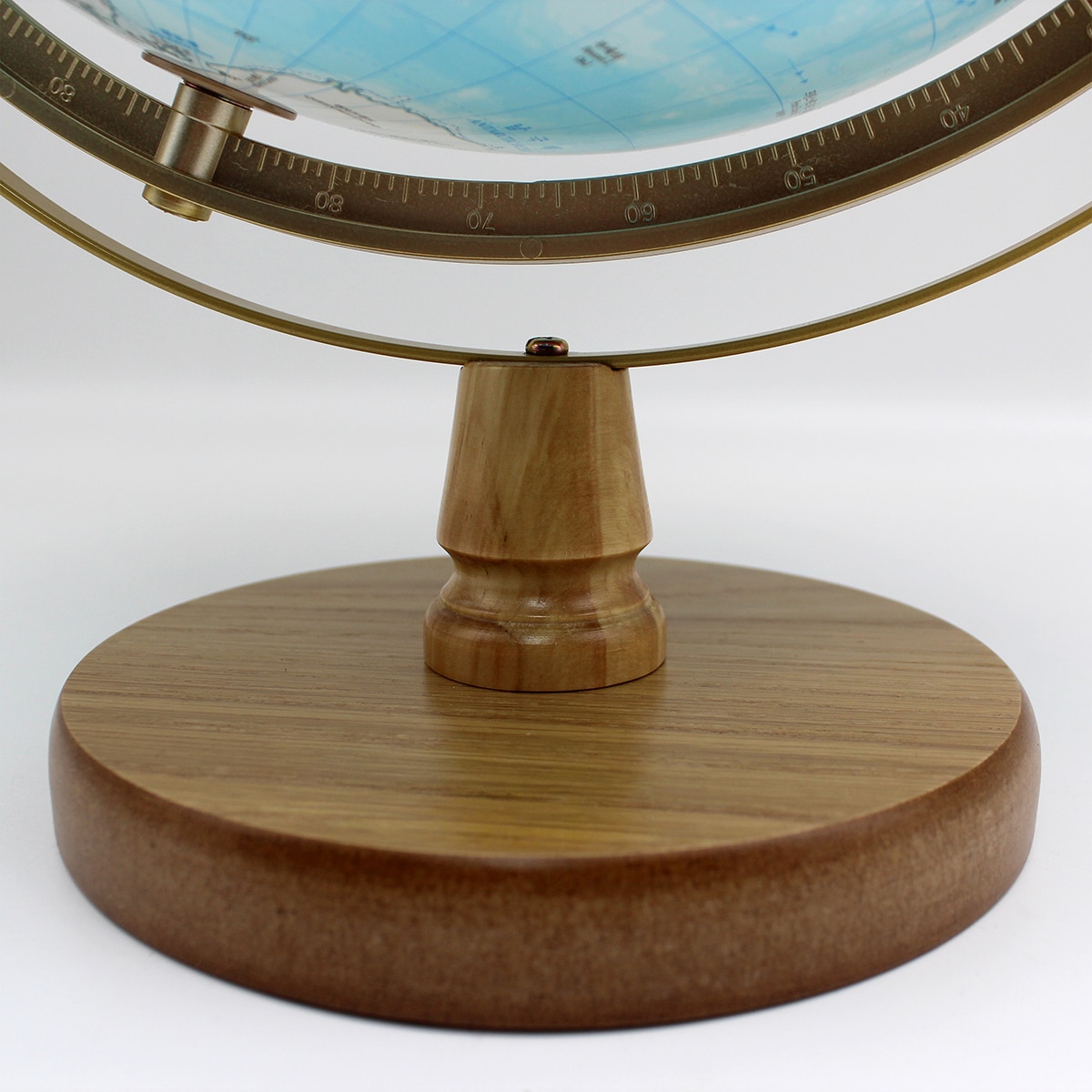 서전 LED 행정 지구본 32cm 스카이 블루