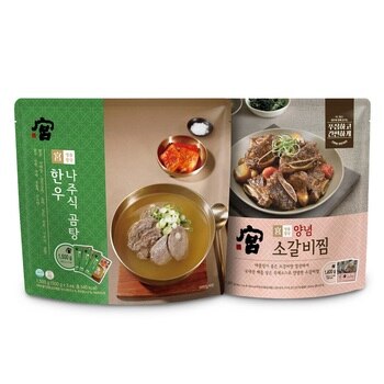 궁 한우 나주식곰탕 500gx3 + 양념 소갈비찜 700gx2 궁 한우 나주식곰탕 500gx3 + 양념 소갈비찜 700gx2