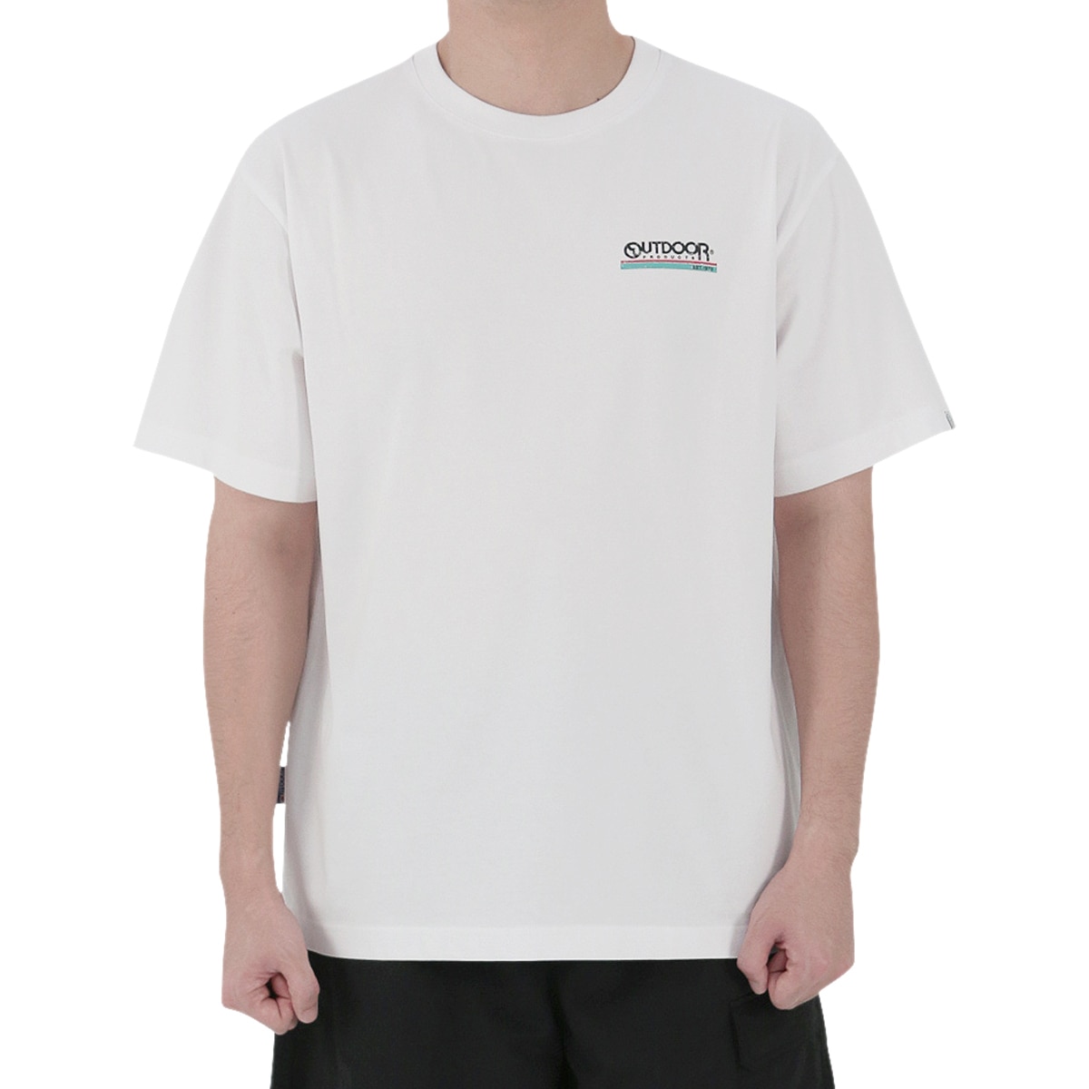 아웃도어프로덕츠 남성 반소매 티셔츠 - 오프화이트