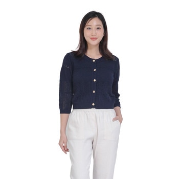 베네뜨 여성 라운드넥 가디건 베네뜨 여성 라운드넥 가디건