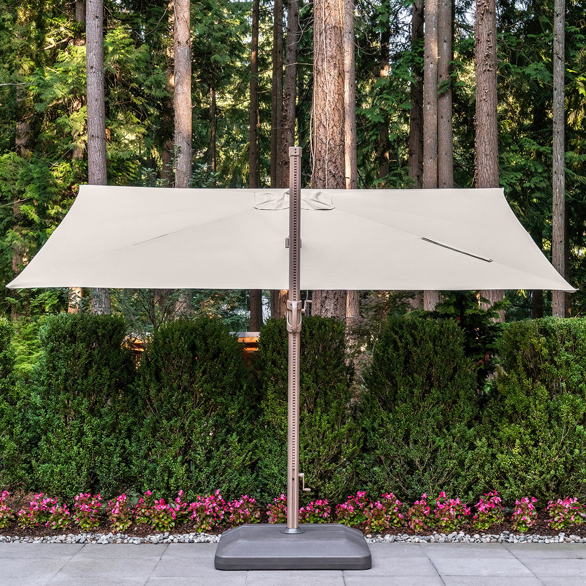 앳레저 사각 캔틸레버 우산, 3.0 x 3.9m