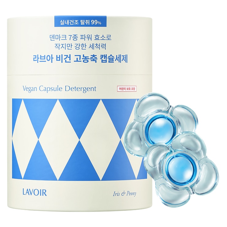 LAVOIR Capsule Detergent Iris & Peony 60pc 685437