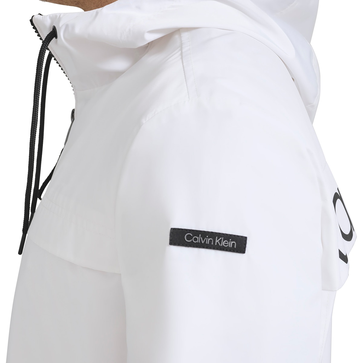 캘빈클라인 남성 바람막이 재킷 - 화이트, XL