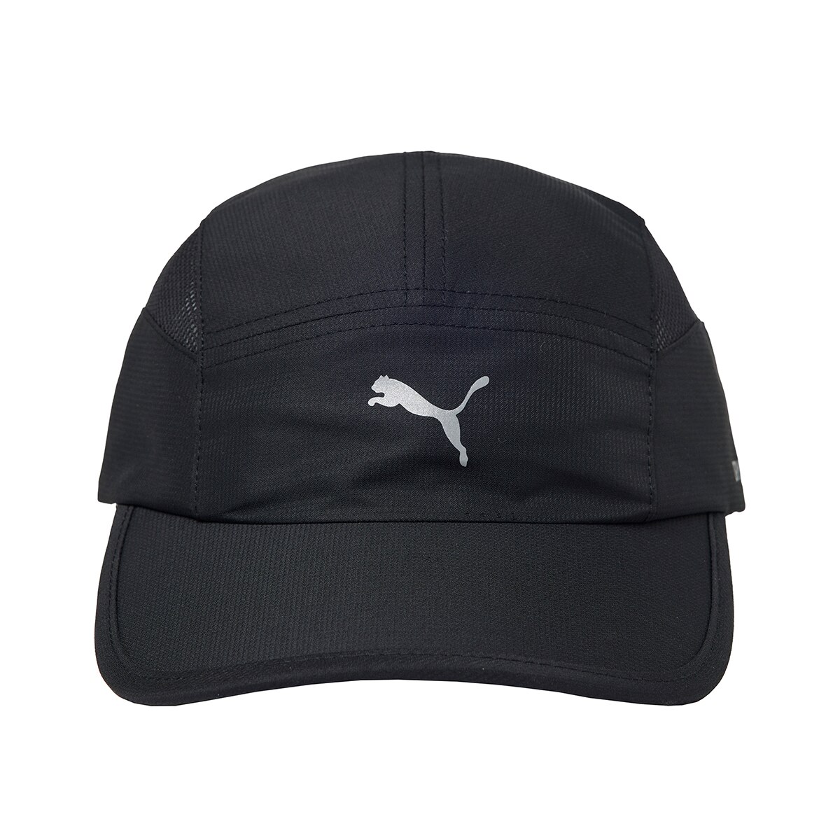 푸마 5패널 러닝 캡 모자 - 블랙