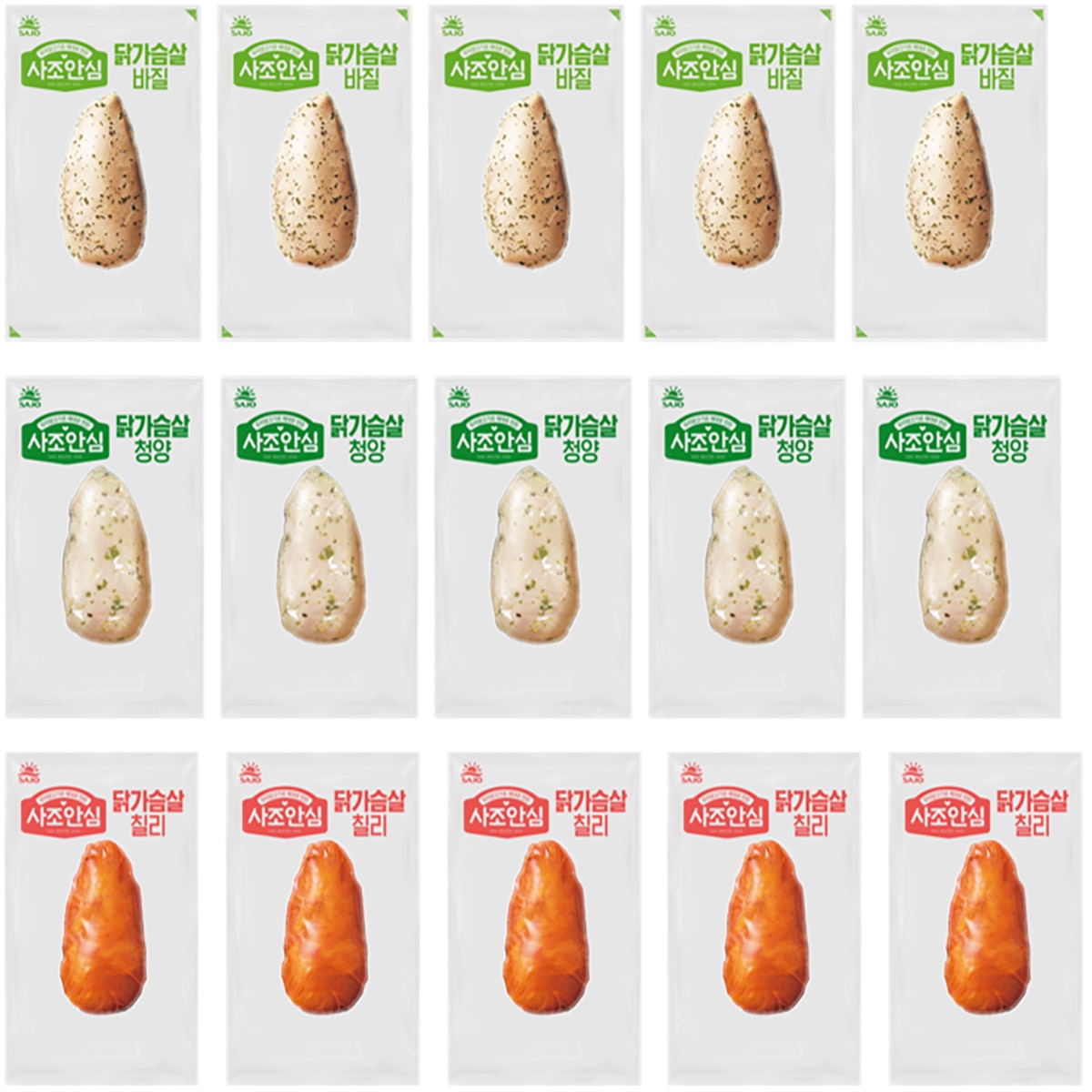 사조안심 닭가슴살 트리오1.5kg