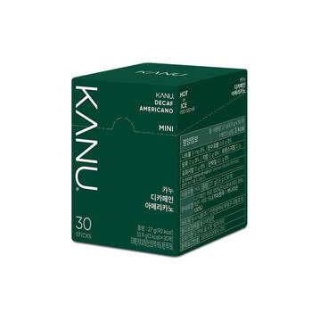 카누 미니 디카페인 커피 0.9g x 30스틱 x 6박스