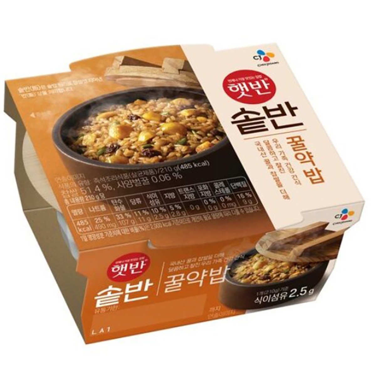 CJ 햇반 솥반 꿀약밥 210g  x  8