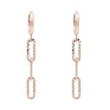 클라베드제이 14K 골드 귀걸이 헤이즐 - 로즈 골드