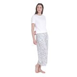 비비안 여성 레이온 라운지 바지 2pk - 브라운&아이보리, L(100)