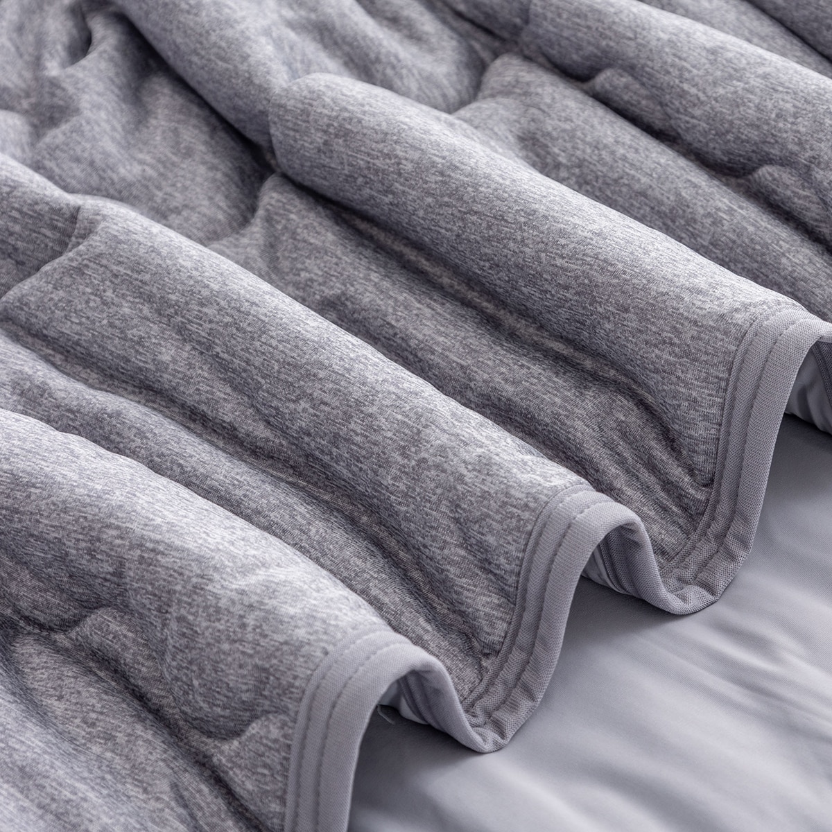 Berkshire 양면 쿨링 담요 152x178cm - 멜란지그레이