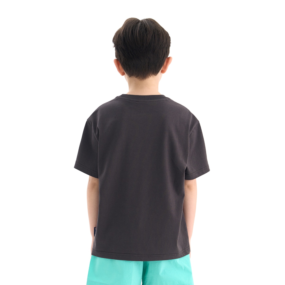 아웃도어 프로덕츠 키즈 반소매 티셔츠 - 차콜