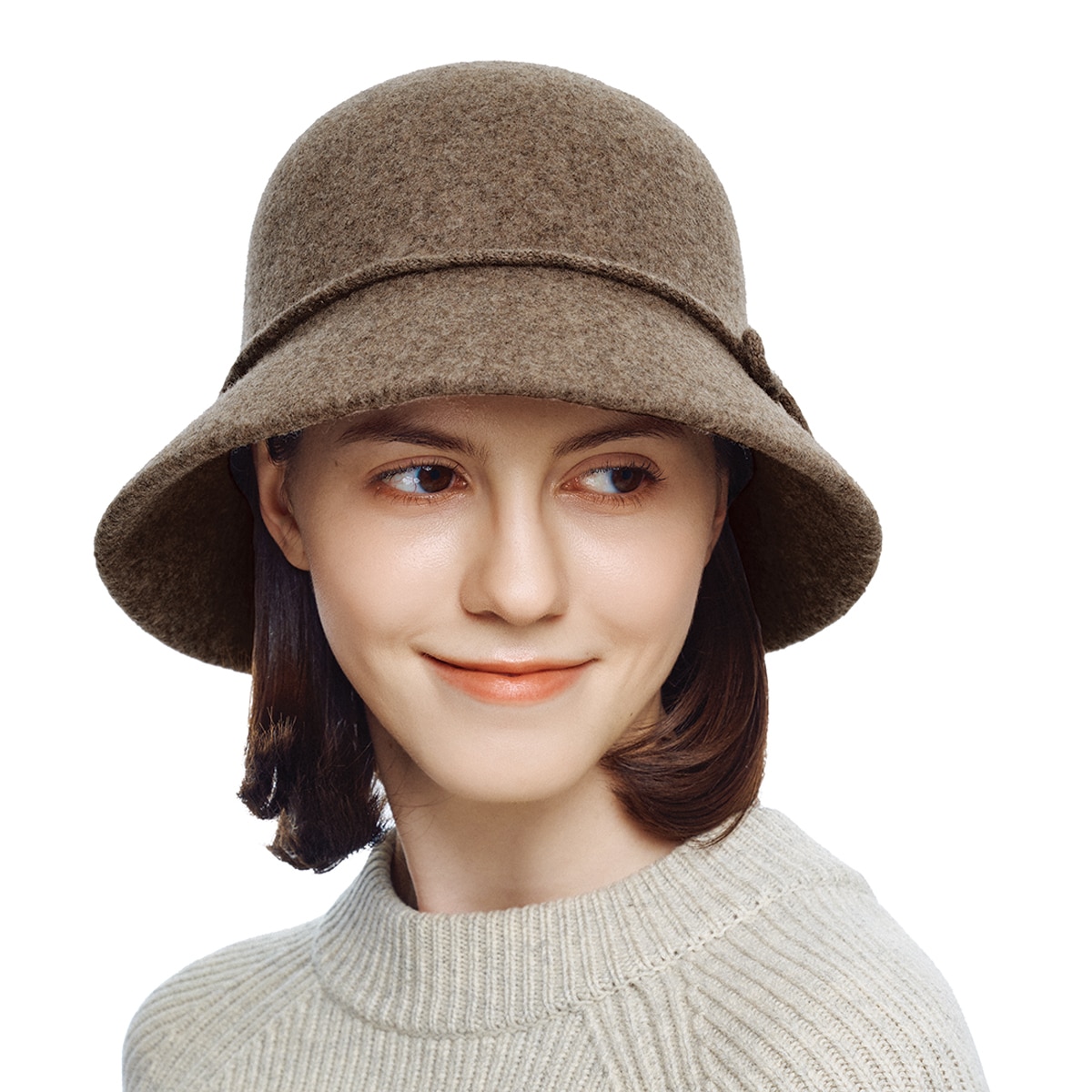 불레부 여성 울 버킷햇 - 베이지 불레부 여성 울 버킷햇 - 베이지