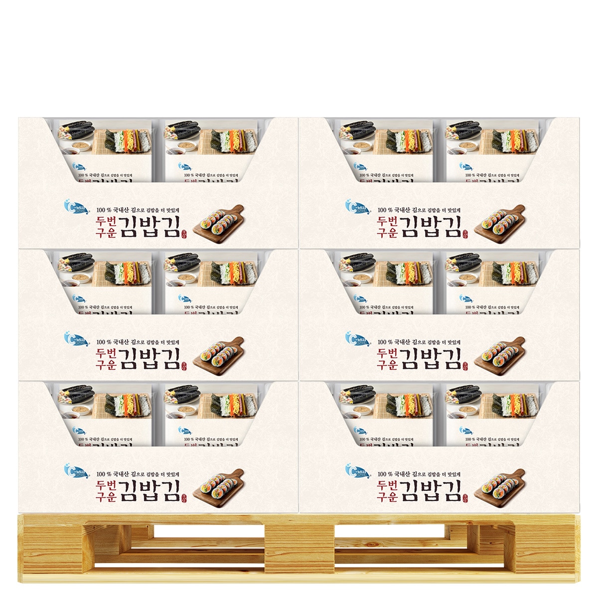 C-WEED 구운 김밥김 33g x 7 x 240