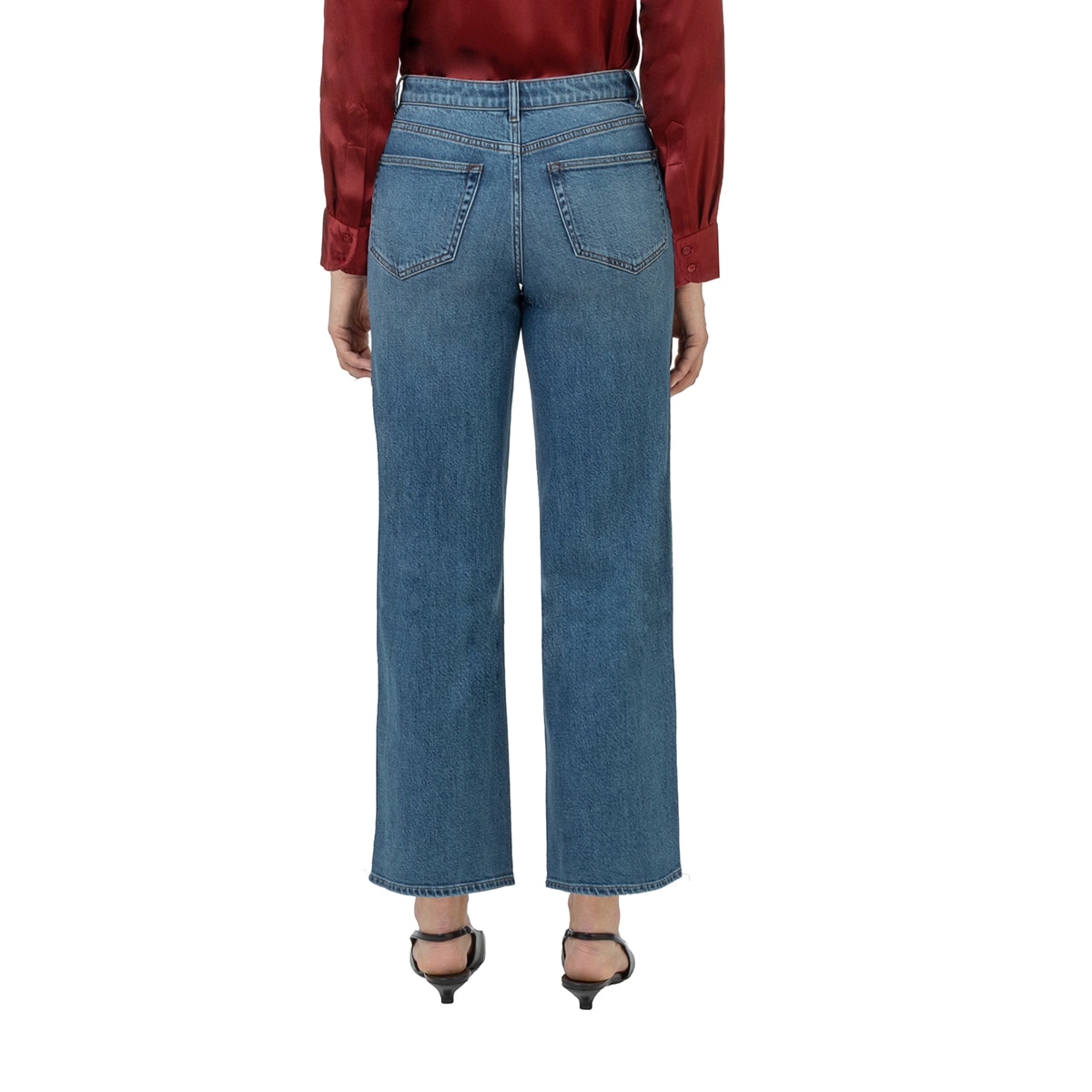 웰원 여성 스트레이트 앵클 데님 - 빈티지, 26 웰원 여성 스트레이트 앵클 데님 - 빈티지, 26