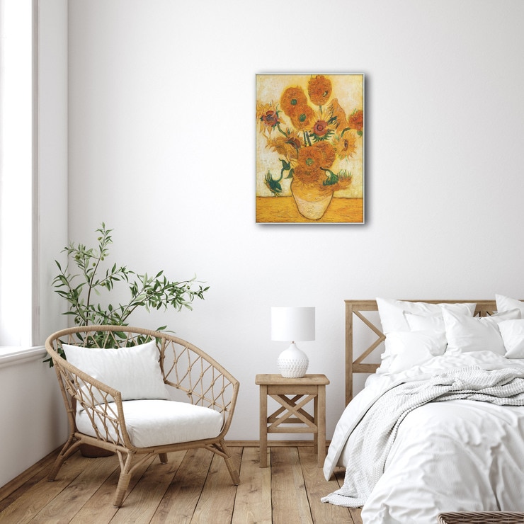 지클레 그림 액자 42x30cm - 고흐, 해바라기 I