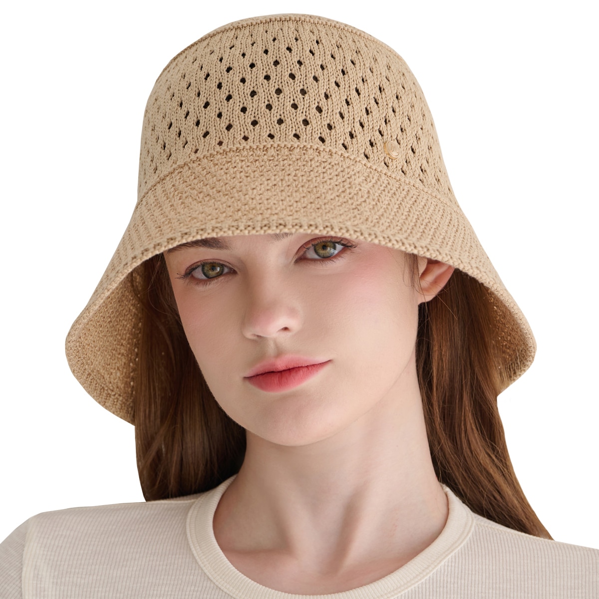 안드레아바나 여성 보닛햇 - 베이지