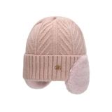 화이트샌즈 알파카 니트 귀달이퍼 비니 아르고