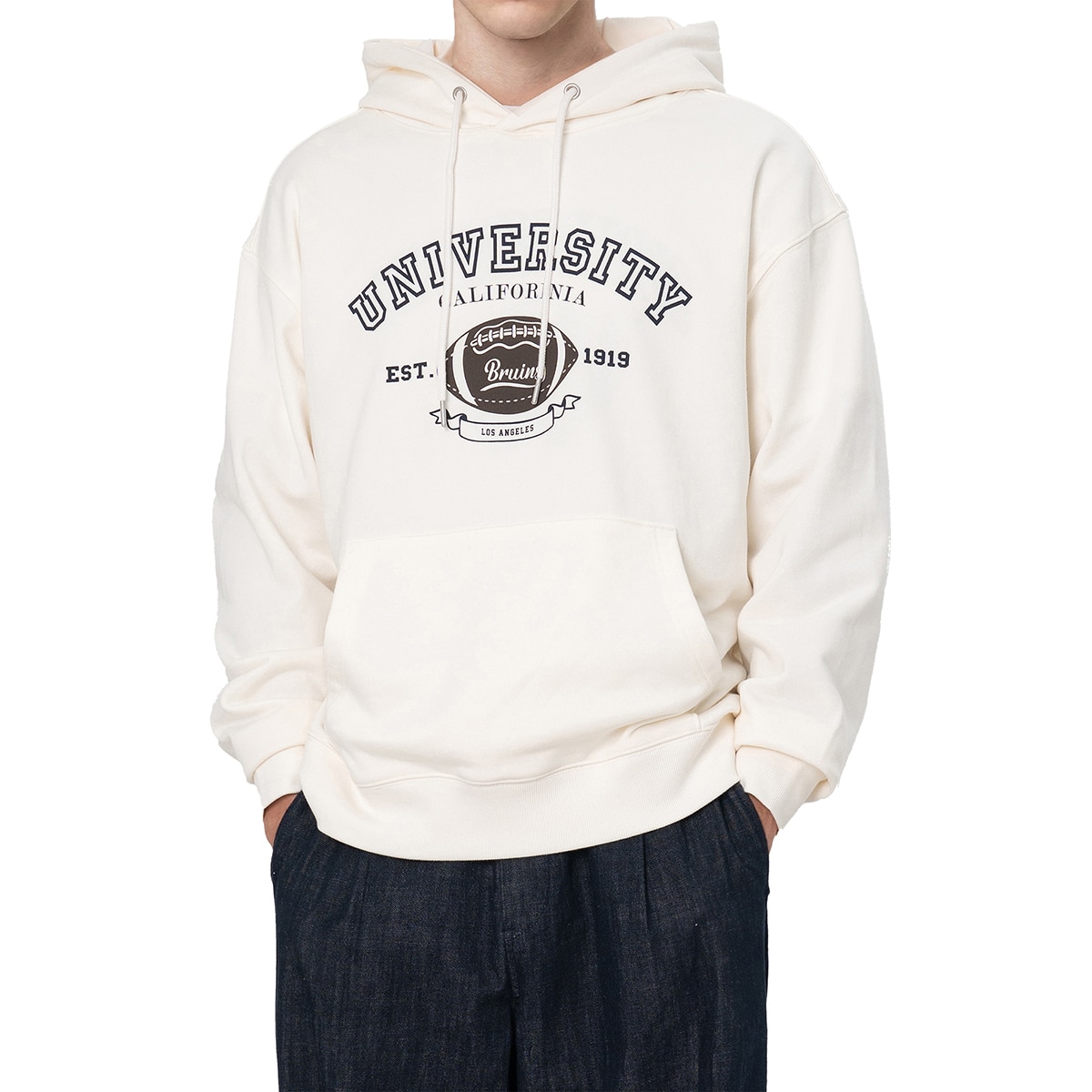 UCLA 남성 베이직 로고 후드