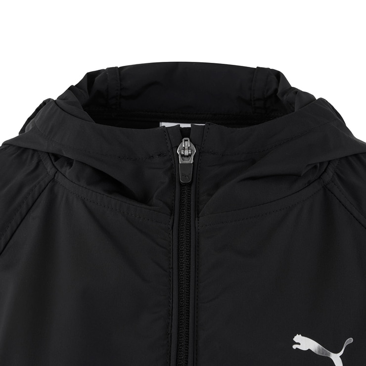 푸마 키즈 바람막이 자켓 - 블랙, 130