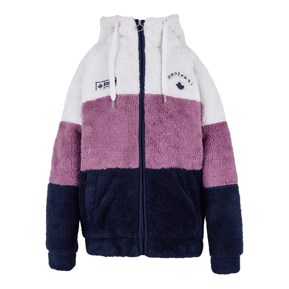 Noize 키즈 쉐르파 풀집 후드 자켓