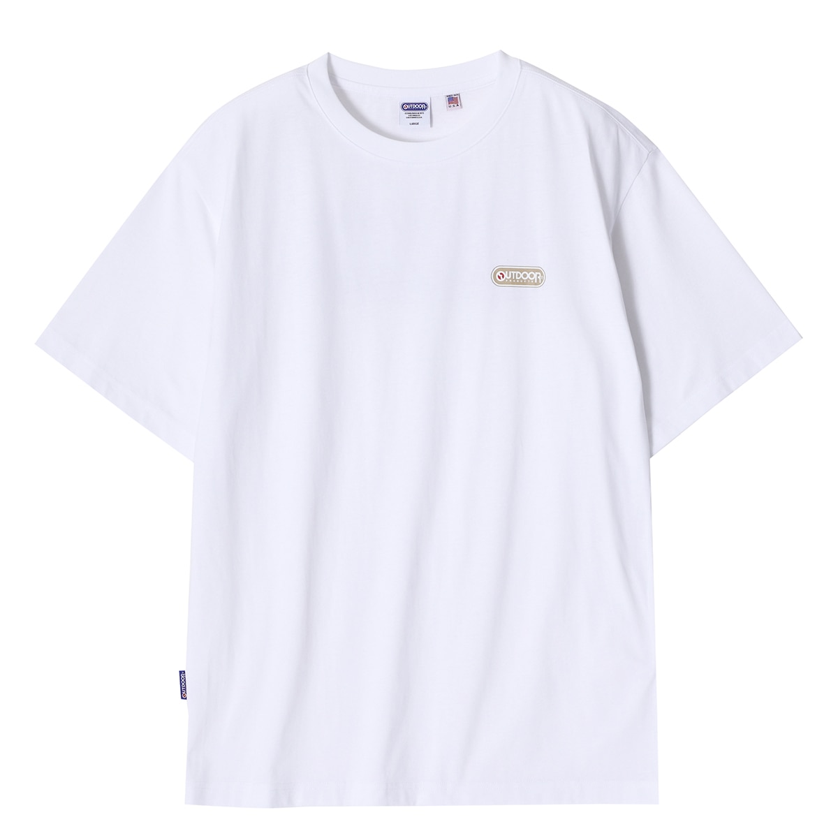 아웃도어프로덕트 베이직 크루넥 티셔츠 3매 - 화이트팩, S